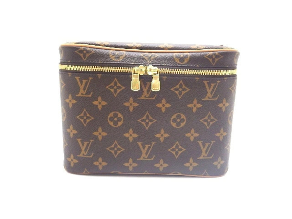 LOUIS VUITTON Nice Vanity Bag Cosmetic Case Monogram